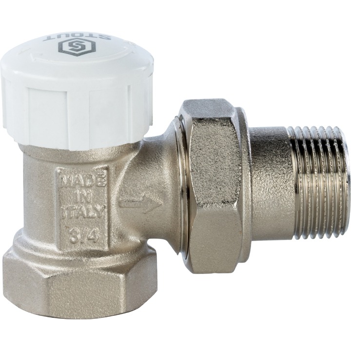 STOUT Клапан термостатический (угловой 3/4)