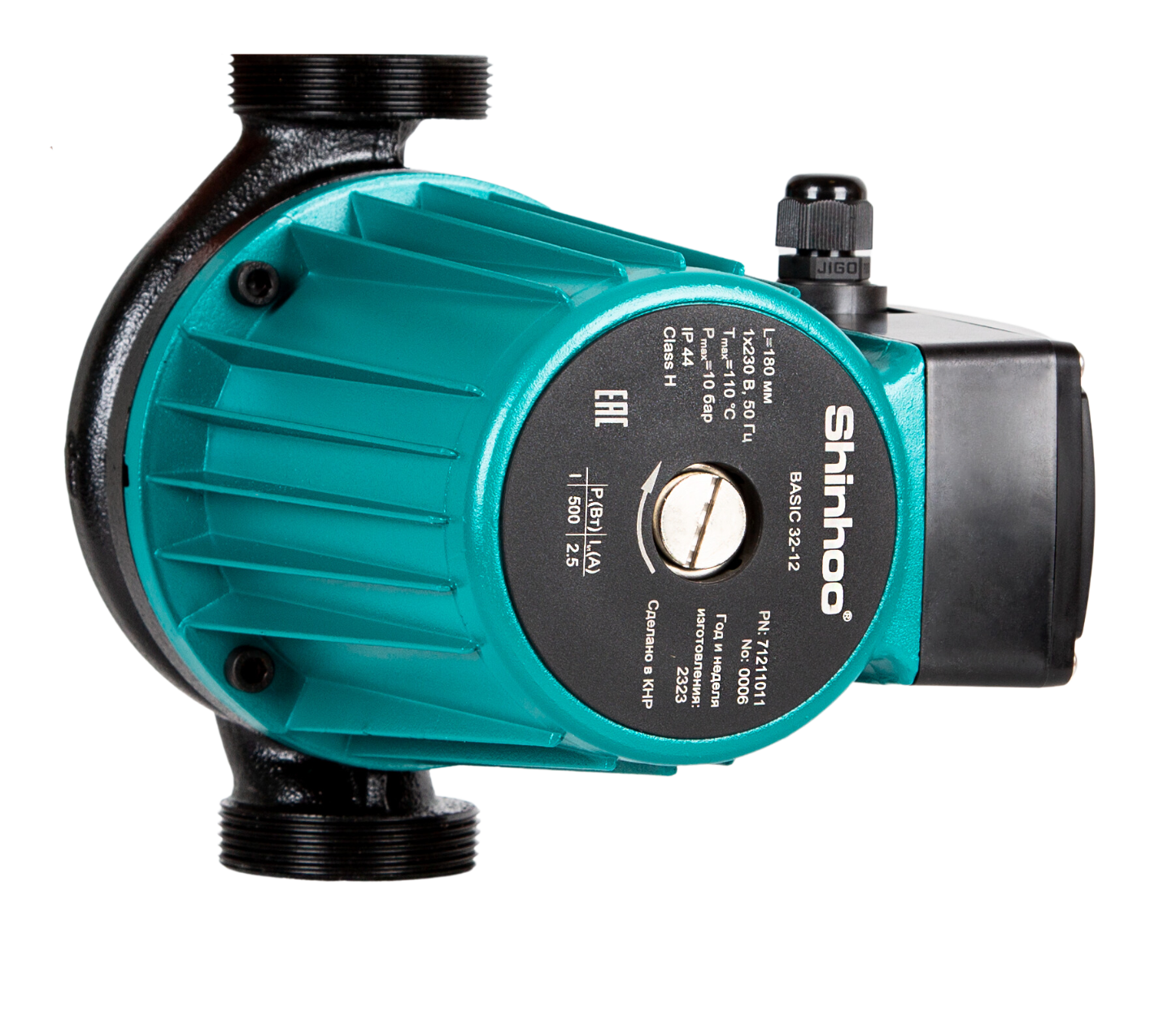 Циркуляционный насос Shinhoo BASIC 25-20 230мм 1000Вт 1x230В 50Гц (с гайками)