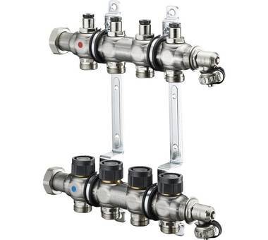 OVENTROP Группа коллекторная Oventrop "Multidis SF со встроенными регулирующими вставками на 2 конту