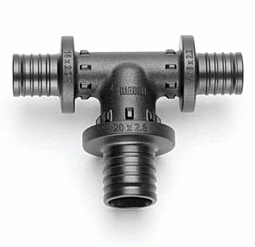 REHAU RAUTITAN Тройник с увеличенным боковым проходом 20-25-20 PX