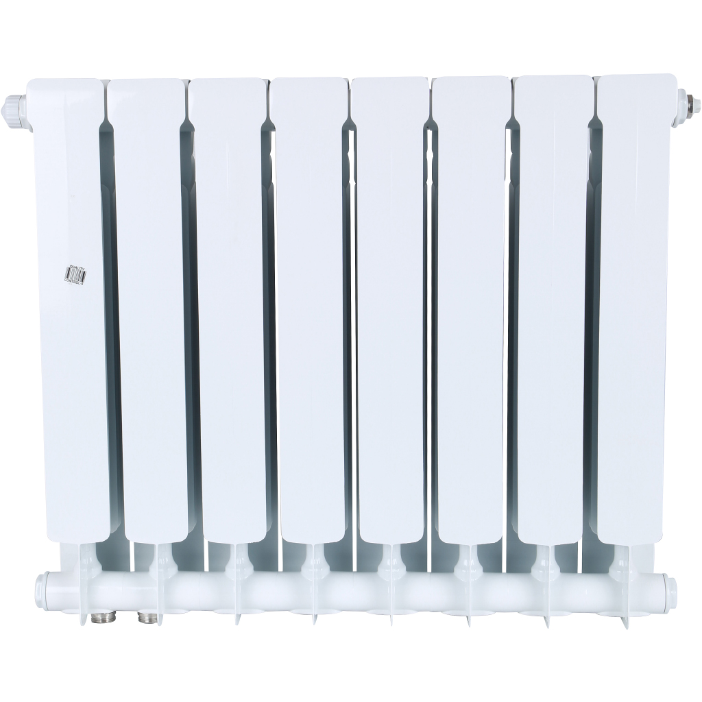 Радиатор биметаллический STOUT Space 500 x 8 секций (нижнее правое подключение)