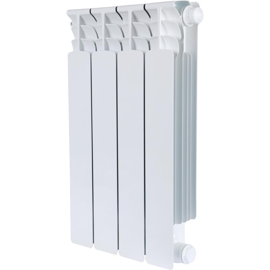 Радиатор биметаллический STOUT Space 500 x 4 секции (нижнее правое подключение)