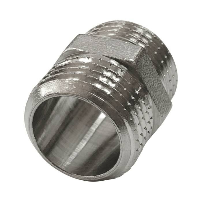 Ниппель VALFEX Ду32 НР (никелированный)