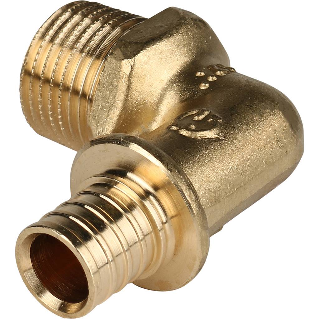 Угольник-переходник STOUT 16xRp 1/2" с наружной резьбой