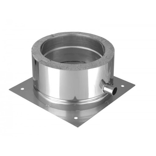 Пластина основания JEREMIAS DW-FU D150 напольная с выпуском конденсата 