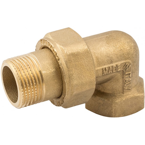 Сгон угловой, американка ELSEN НВ 1/2", латунь