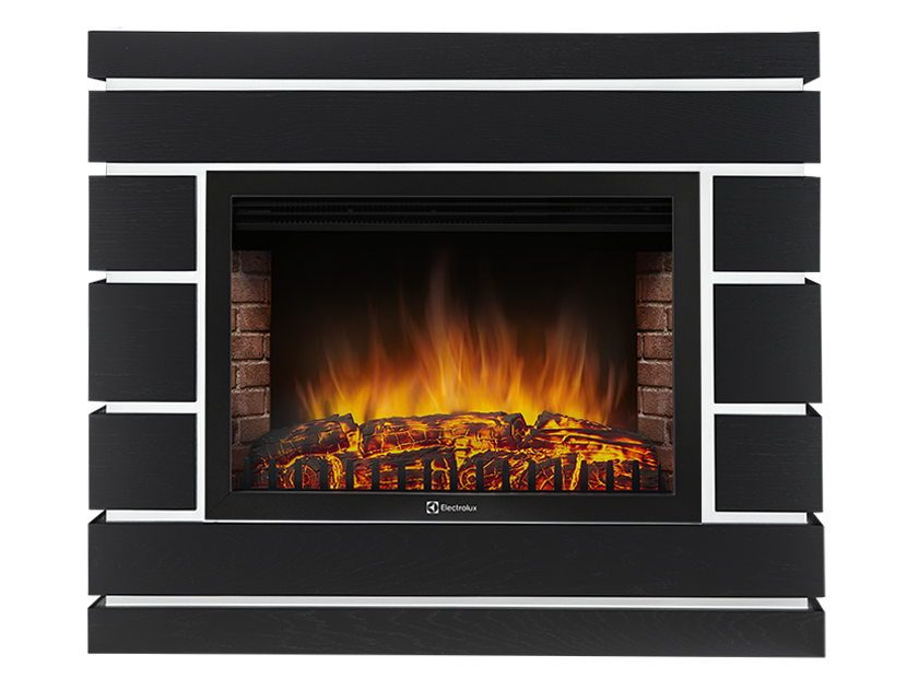 Портал Firelight Moderno 30 (шпон чёрный дуб)