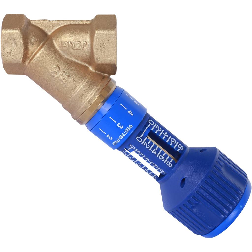 Клапан балансировочный Cimberio CIM 727ОТ 3/4" ручной с фиксацией настройки