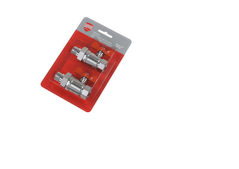 Набор для подключения радиатора Royal Thermo 3/4" прямой
