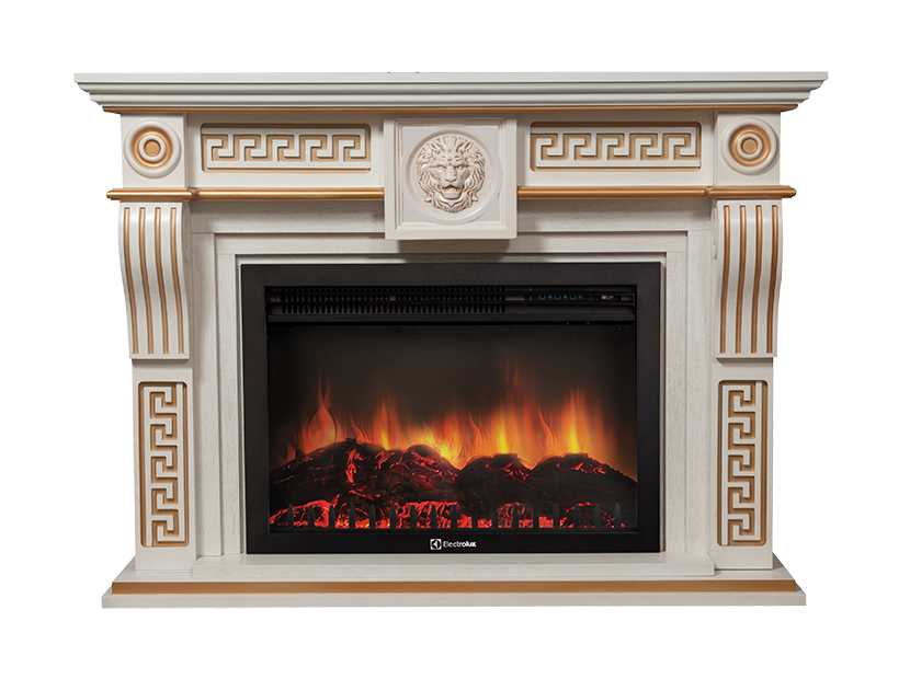 Портал Firelight Vittoriano 30 (Белёный дуб с золотой патиной)