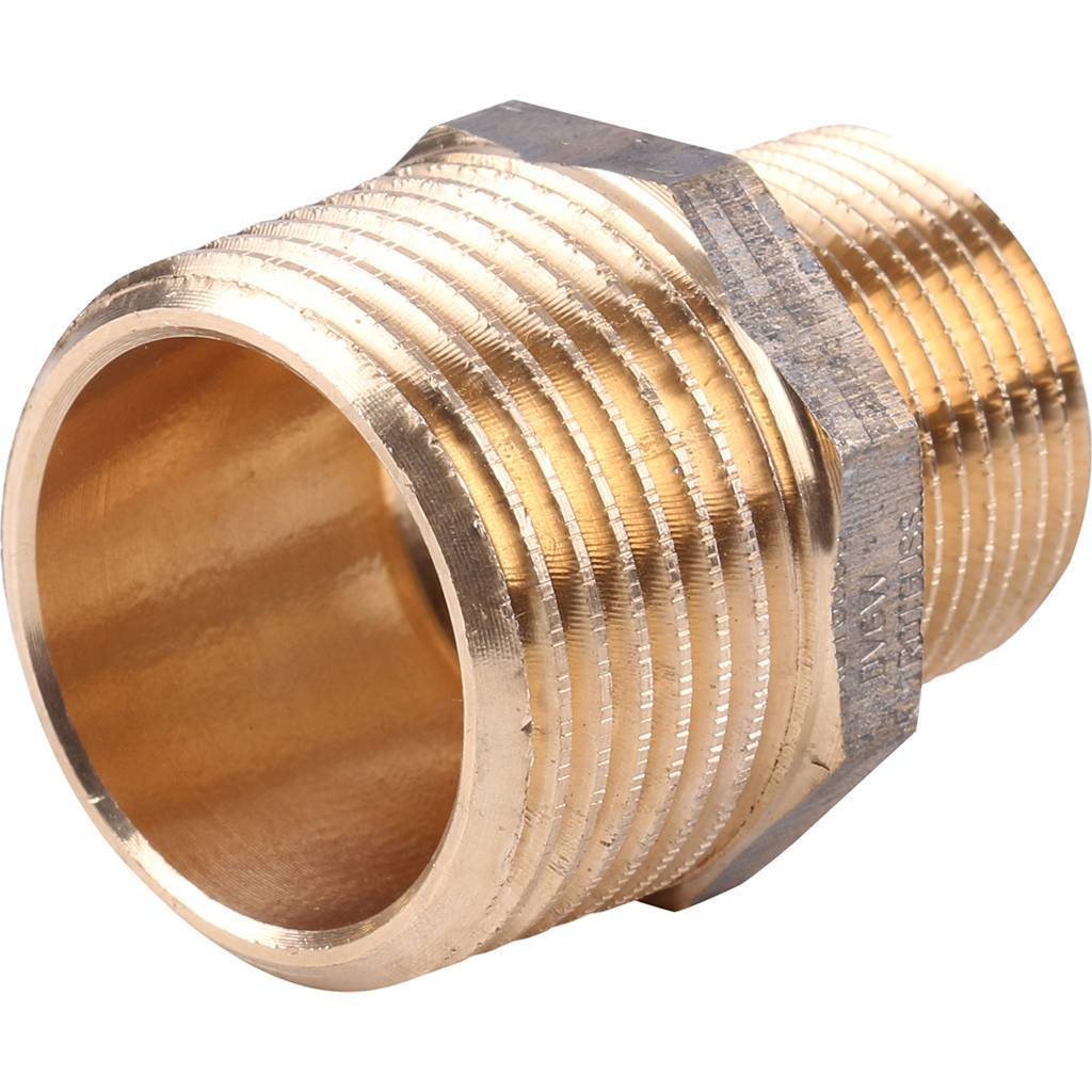 Viega 3245 Ниппель переходной НН, 1х3/4, бронза