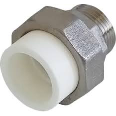 Kalde 25х1/2" Муфта разъемная с наружной резьбой серии ЕСО для полипропиленовых труб под сварку (цве