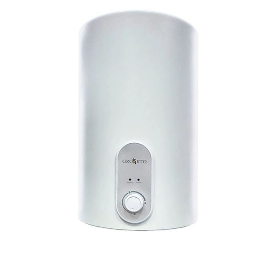 Накопительный электрический водонагреватель GROSSETO 15 л (над) бак нержавейка GRK-15/O