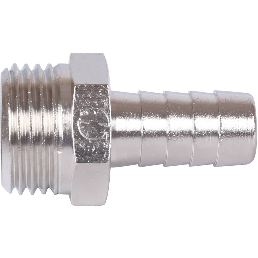 Штуцер STOUT 1/2"х12 НР (никелированный)