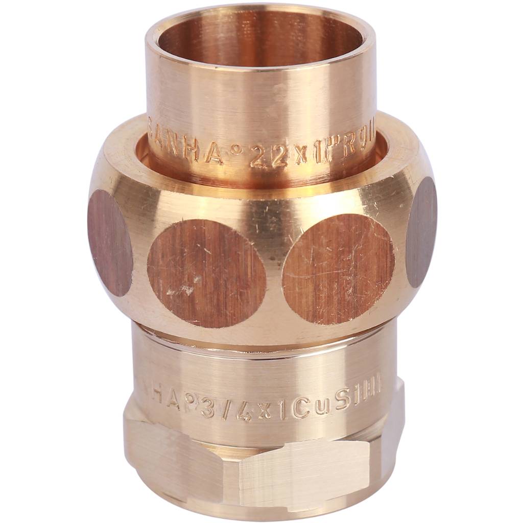 Сгон Sanha 22x3/4 ВП-ВР самоуплотняющийся под пайку 4340g бронза