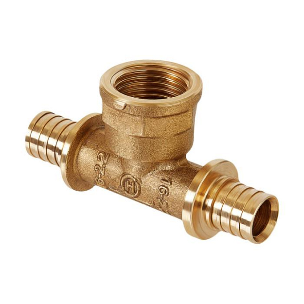 Тройник HOOBS прямой переходной с внутренней резьбой 25х3.5-G3/4"-25х3.5