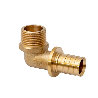 Угольник 90° ELSEN  Ø 16 — 3/4" В, латунь