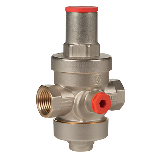 Редуктор давления поршневой Giacomini R153P Ду40 Ру25 ВР Рн1-5,5 с выходом под манометр