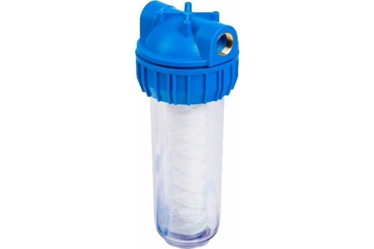 Колба UNIPUMP 10" CFC-10K резьба 1/2" с картриджем SC-10W 5мкм