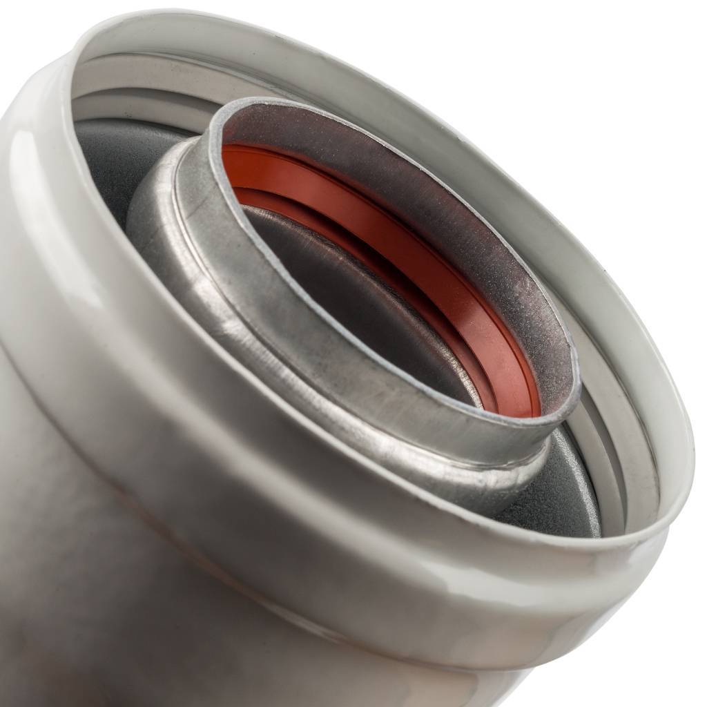 Конденсатосборник STOUT DN60/100 п/м горизонтальный (уплотнения в комплекте)