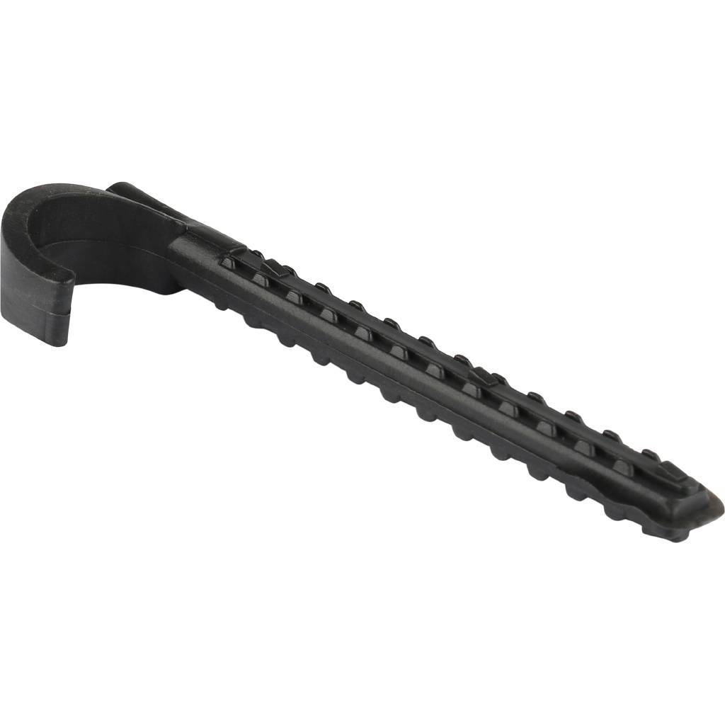 Дюбель-крюк STOUT одинарный 80 мм для труб 25 мм