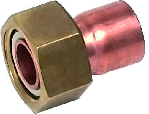 Переход Sanha 18х3/4 ВП-ВР с накидной гайкой 5240g