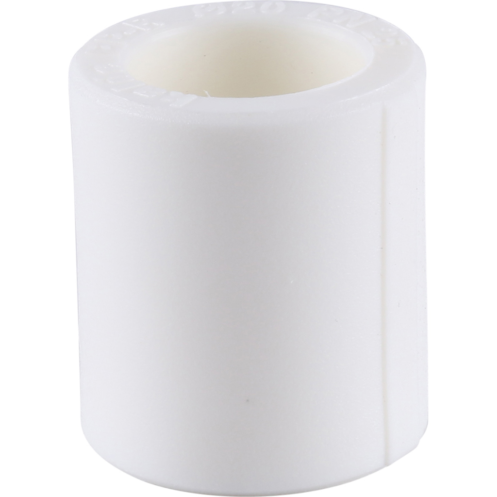 Kalde d=20 Муфта для полипропиленовых труб под сварку (цвет белый)