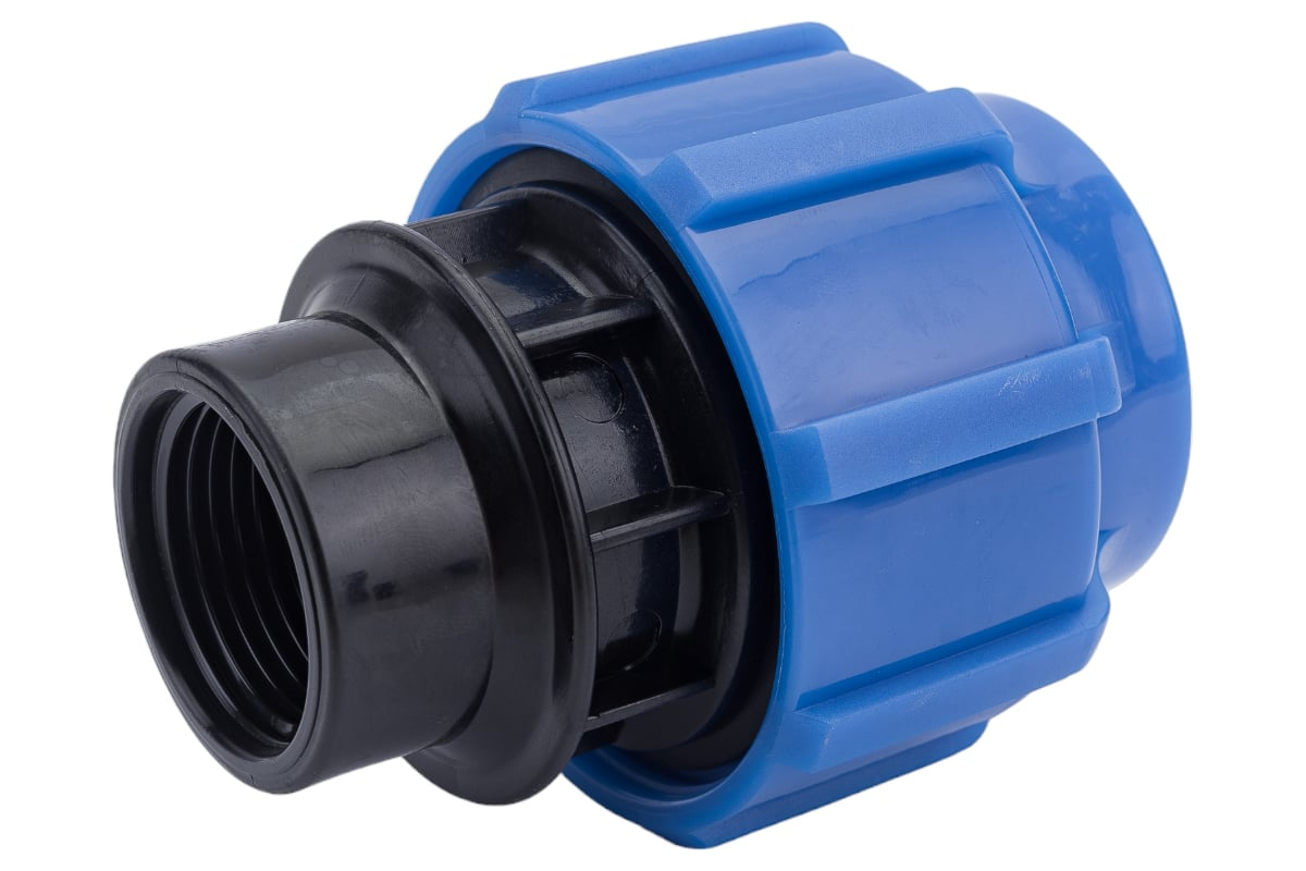 Муфта компрессионная ТПК-АКВА ПЭ Дн40х1" ВР