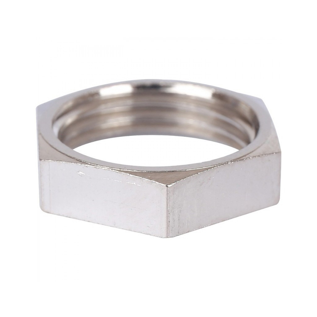 Контргайка STOUT 1/4" (никелированная)