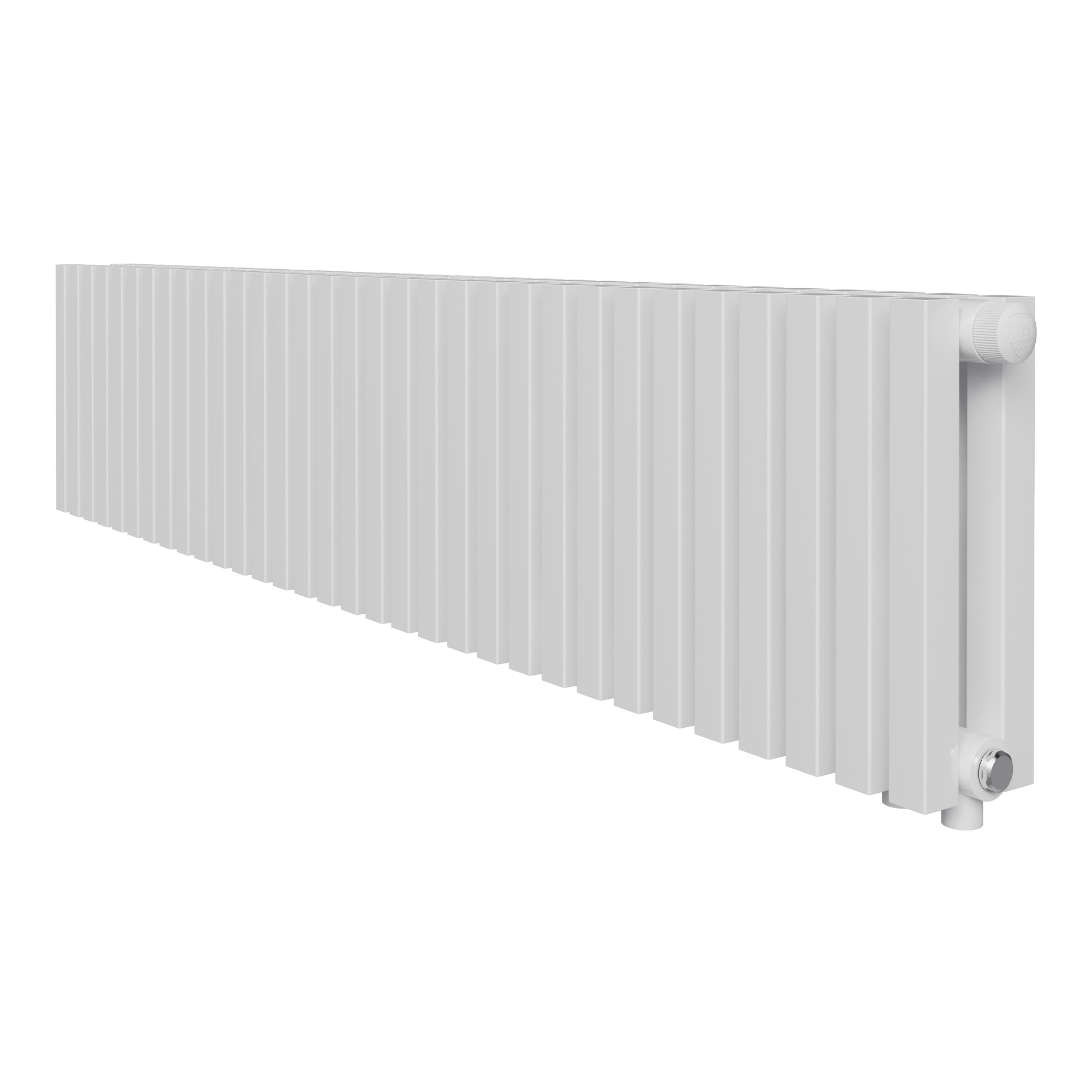 Стальной трубчатый радиатор Royal Thermo Shift Q30 VC2030 - 38 секций (белый) нижнее подключение