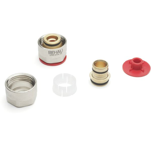 Резьбозажимное соединение РЕХАУ THERM S 3/4" х 20х2.0 НГ ЕК (хромированная латунь)