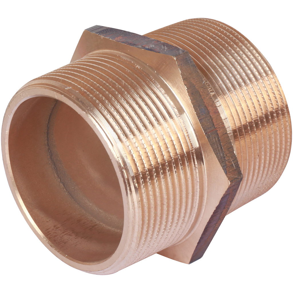 Viega 3280 Ниппель НН, 2, бронза