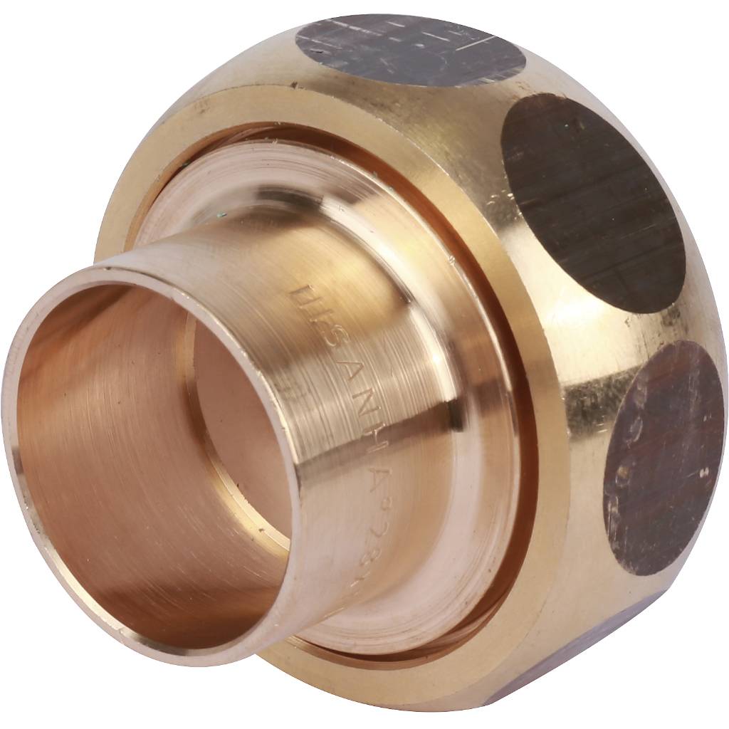 Разъемное соединение Sanha 35x11/2 ВП с плоским уплотнением 4359g бронза