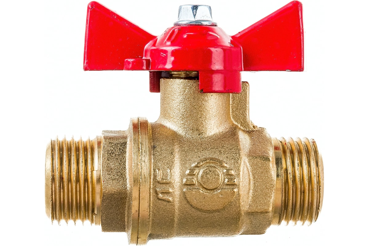 Кран шаровой VALFEX 11Б27фт1М Ду20 НР/НР Ру40 полнопроходной (ручка-бабочка)