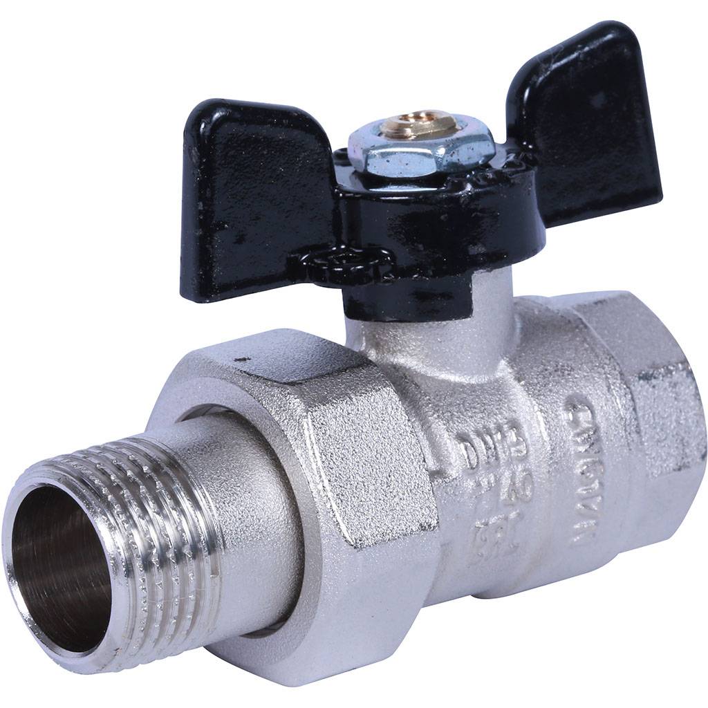 Кран шаровой Bugatti Arizona 3/4” ВН с полусгоном