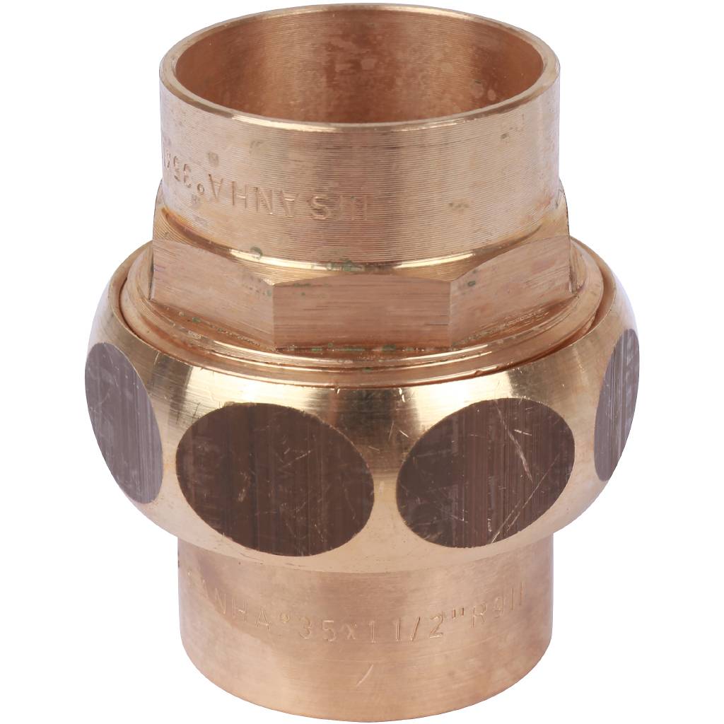 Сгон Sanha 28 ВП-ВП с плоским уплотнением под пайку 4330 бронза