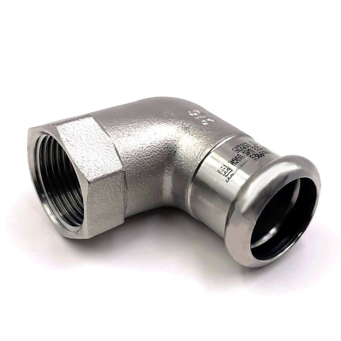 Угольник 90° RM Inoxpres Дн18х1/2" Ру16 пресс/ВР (сталь нержавеющая AISI 316L)