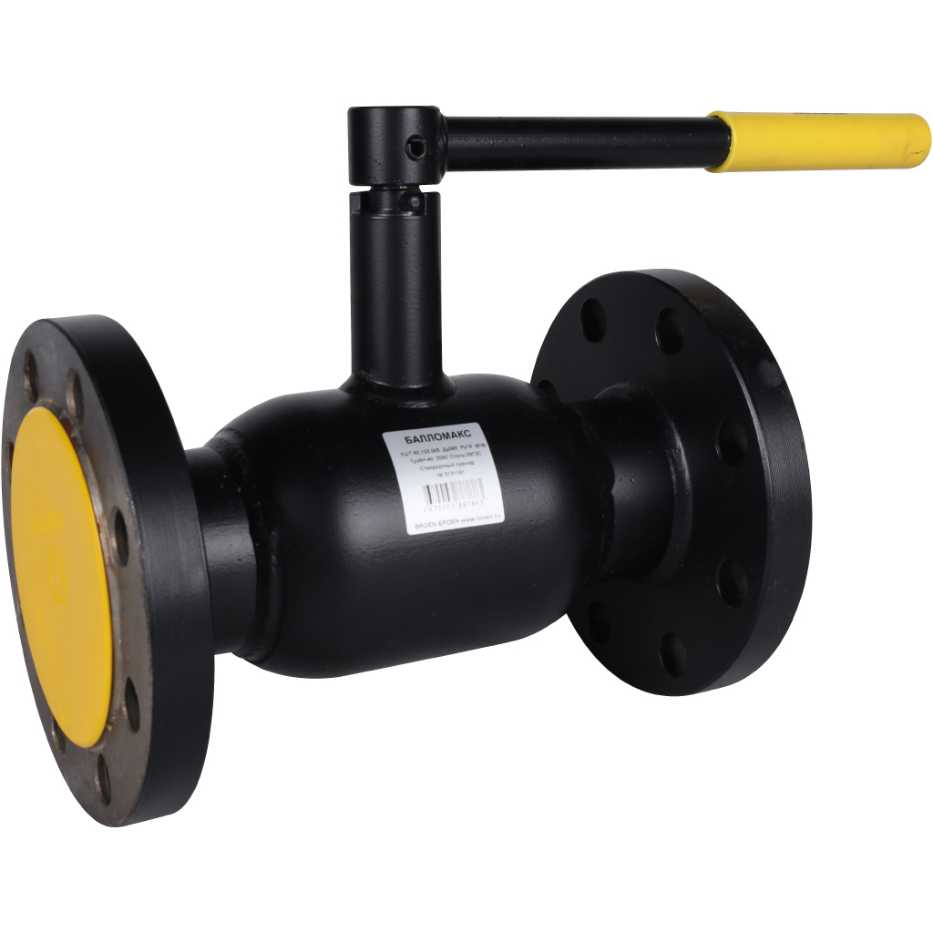 Кран шаровой BROEN Ballomax DN 65 PN 16 фланцевый стандартнопроходной КШТ 60.103.065.А.16