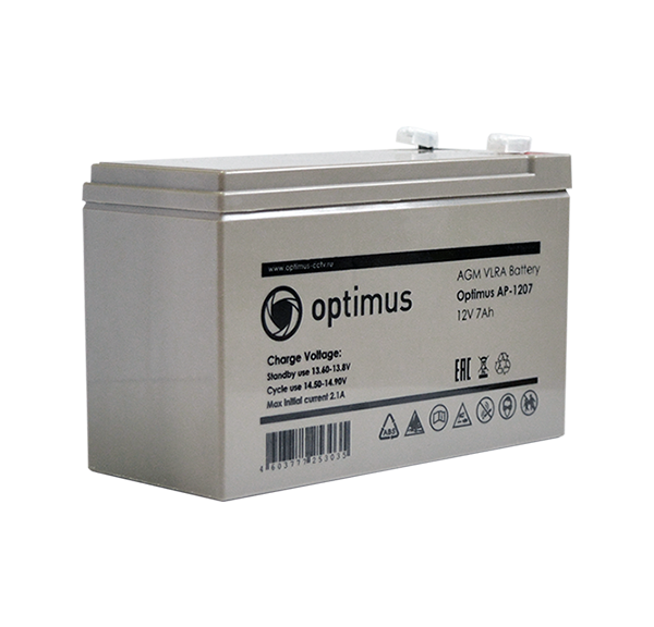 Аккумулятор Zont Optimus OP1207 GS-7-12 7A/h свинцово-кислотный