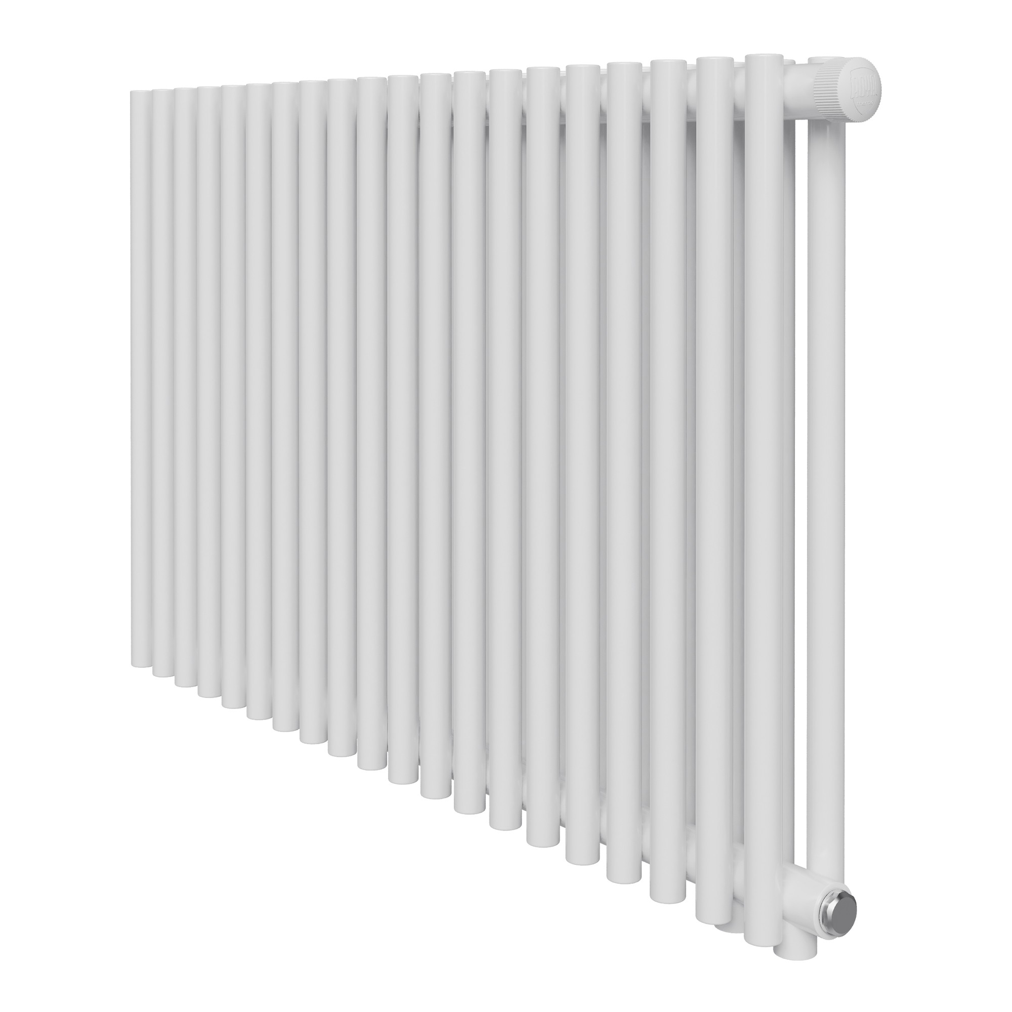 Стальной трубчатый радиатор Royal Thermo Shift R22 VC2050 - 16 секций (белый) нижнее подключение