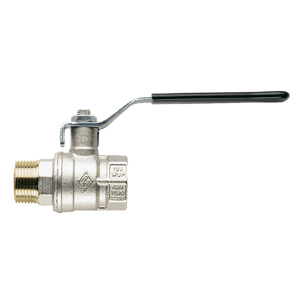 Кран шаровой RUBINETTERIE BRESCIANE UNI-SFER 1511 3/4" ВР/НР полнопроходной (рычаг)