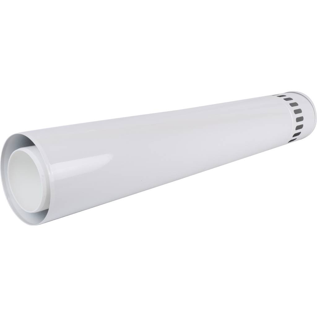 Baxi Горизонтальная коаксиальная труба с наконечником (110/160 мм, 1000 мм, НТ)