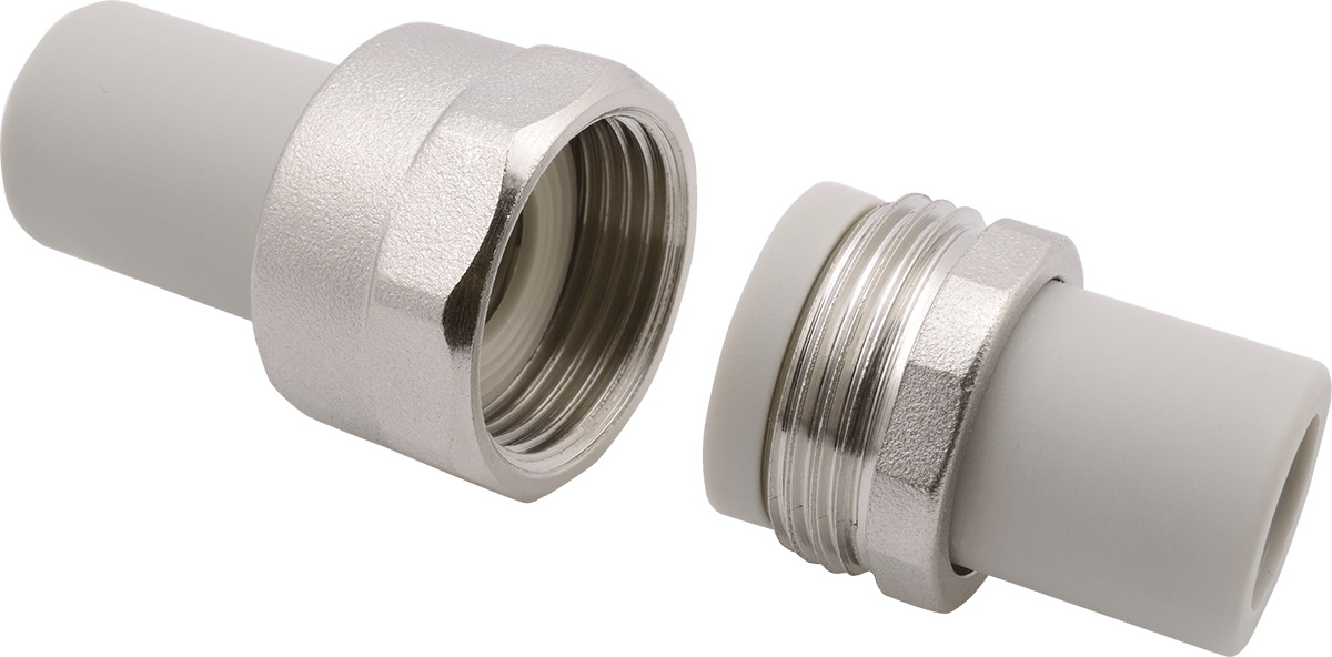 Резьбовое соединение AlcaPipe PPR d32 Труба-Труба AB224032000