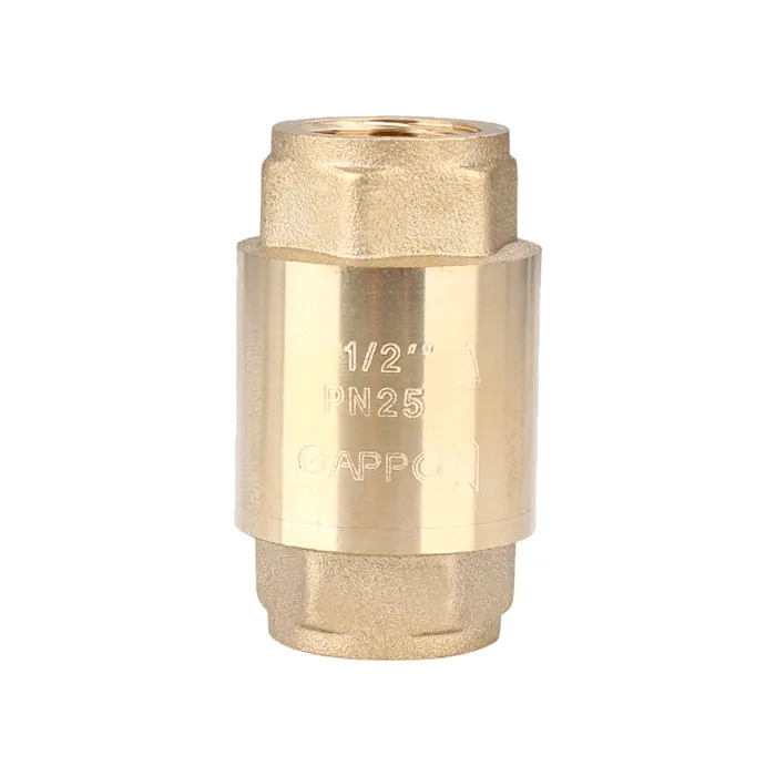 Клапан обратный Gappo 1/2" пружинный с латунным седлом 