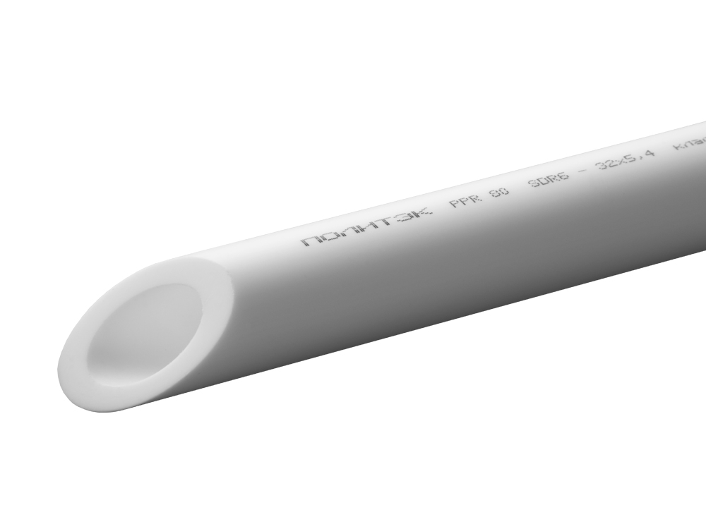 Труба полипропиленовая Политэк 32х5,4 PN 20 (штанга 4м) белая