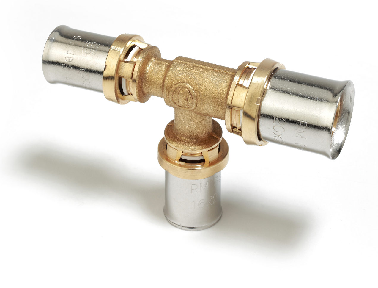 Тройник-пресс редукционный Giacomini RM151 Дн20х16х16