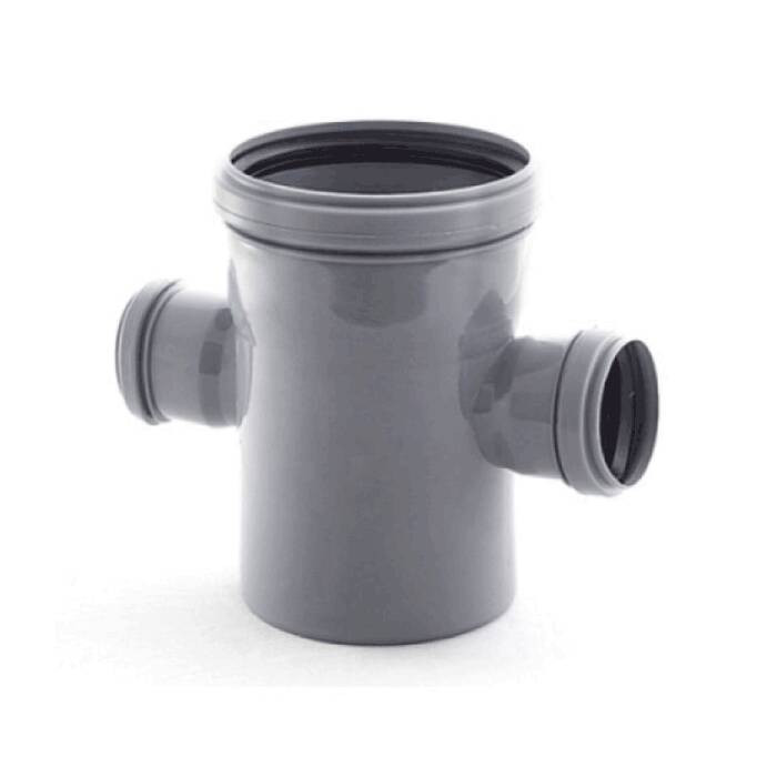 Крестовина одноплоскостная VALFEX PP-H Дн110х50х50х87° (серый)