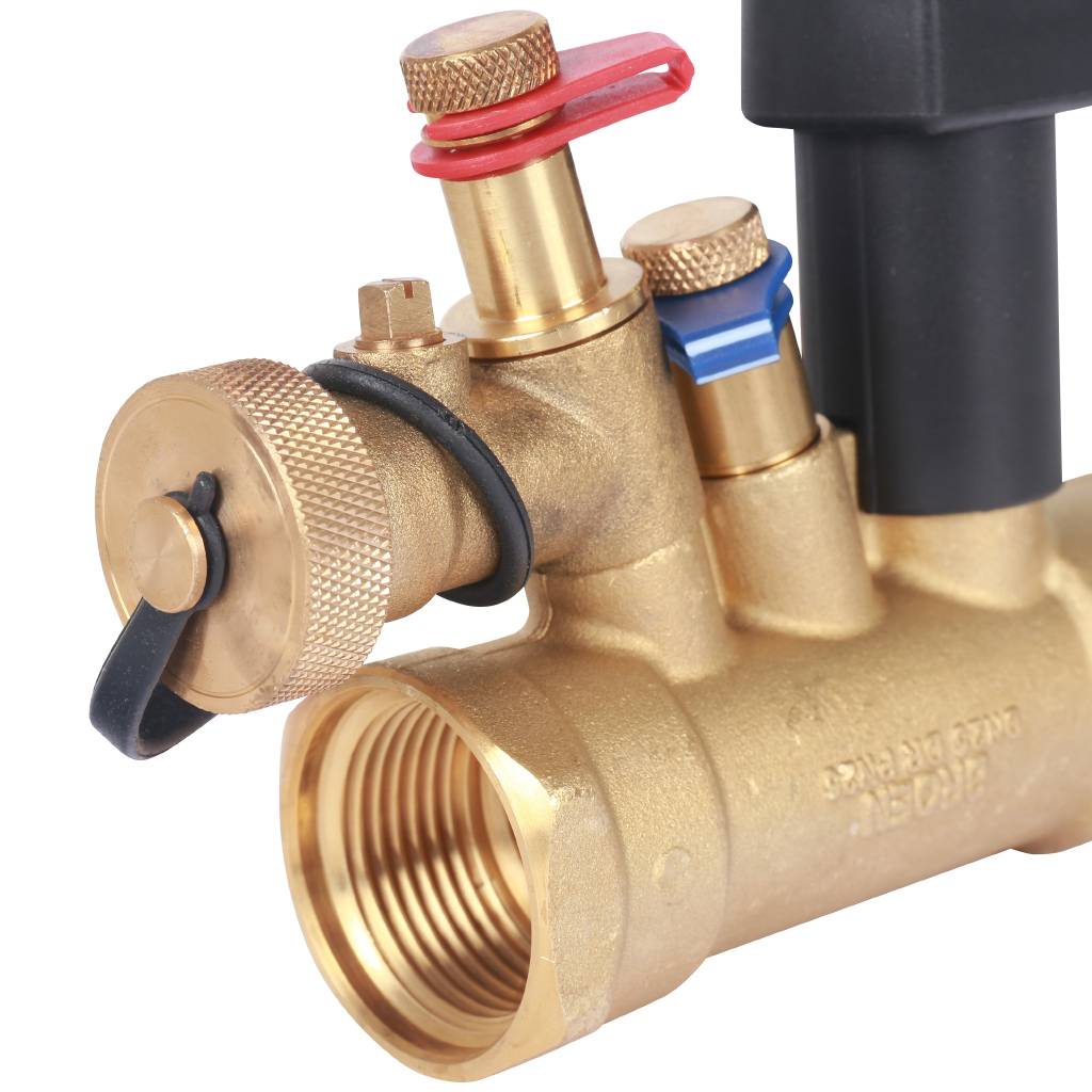 Клапан балансировочный BROEN Venturi FODRV DN25 PN25 Kvs=7,54 м3/ч ручной с дренажем 4555000S-001003