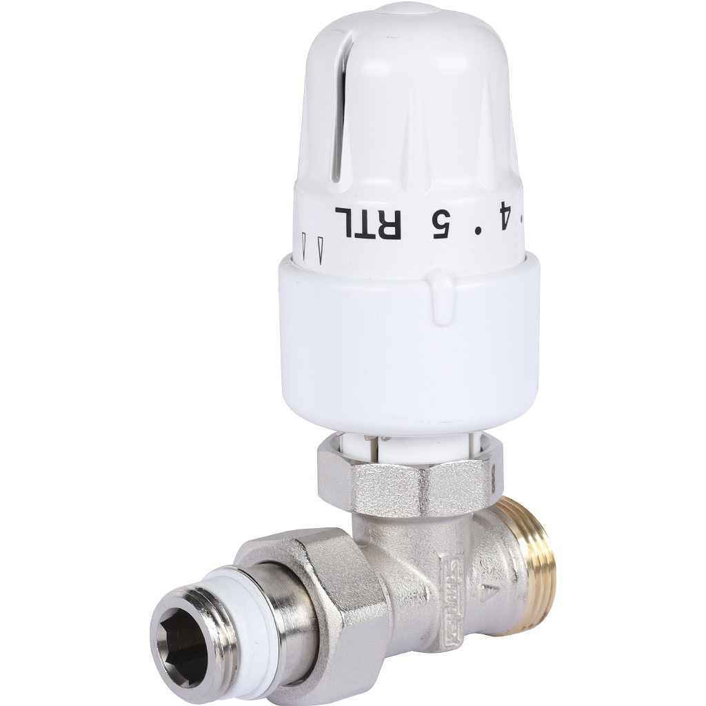 Вентиль Simplex RTL 1/2 x 3/4 в комплекте с термостатической головкой (прямой)