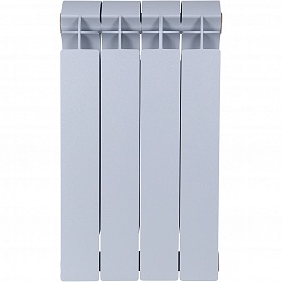 Радиатор биметаллический Global STYLE PLUS 500 x 4 секции (Серый)